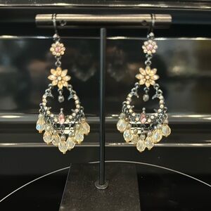Stunning Nieman Marcus chandelier earrings